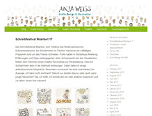 Tablet Screenshot of anja-weiss.com
